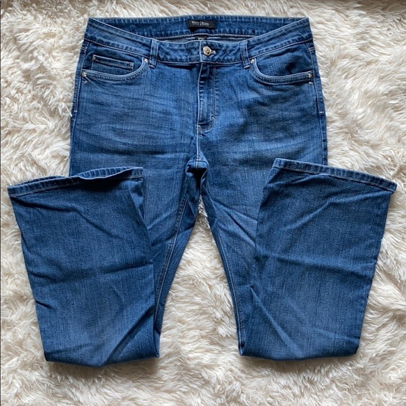 White House Black Market Denim - WHBM Skinny Flare Jeans